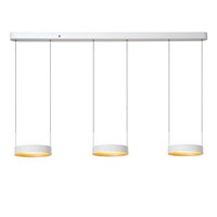 Lucide RADIANT - Pendelleuchten - LED Dim. - CCT - 3x18,6W 2200K/3000K - Weiß - Vibes eingeschaltet 1
