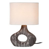 Lucide TOMEO - Table lamp - 1xE14 - Black - Essential turned on