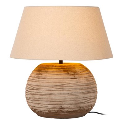 Lucide DENISE - Table lamp - Ø 55 cm - 1xE27 - Brown | Vibes