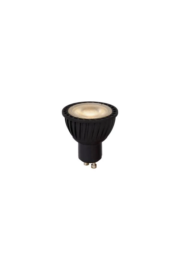 Lucide MR16 - Lámpara led - Ø 5 cm - LED Regul. - GU10 - 1x5W 3000K - Negro - encendido