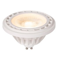 Lucide ES111 - Led Lampe - Ø 11 cm - LED Dim to warm - GU10 - 1x12W 2200K/3000K - Weiß eingeschaltet 1
