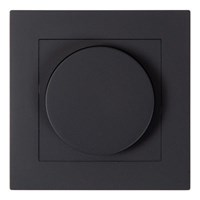 Lucide LED dimmer Trailing Edge And Leading Edge  RL 5-150W / Phase Broach RC 5-300W Black turned on