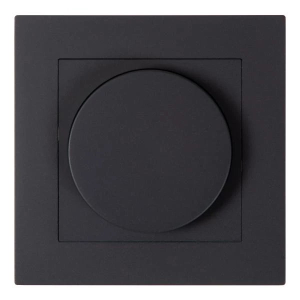 Lucide LED dimmer Trailing Edge And Leading Edge  RL 5-150W / Phase Broach RC 5-300W Black - turned on