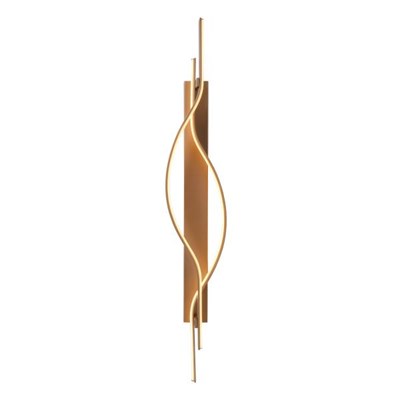 Lucide LAMBADA - Wandleuchte - LED Dim. - 1x20W 2700K - Champagner Farbe - Premium