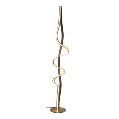 Lucide LAMBADA - Lampadaire - LED Dim. - 1x38W 2700K - Or Mat / Laiton | Premium