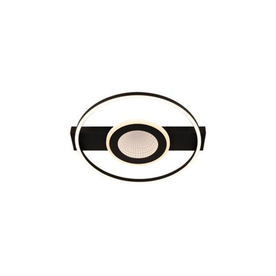 Lucide MARCIA - Plafonnière - LED 3 StepDim - 1x32W 2700K - Zwart | Essential