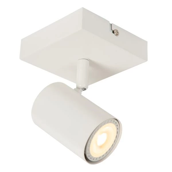 Lucide AMIGO - Plafondspot - 1xGU10 - Wit - aangezet 1