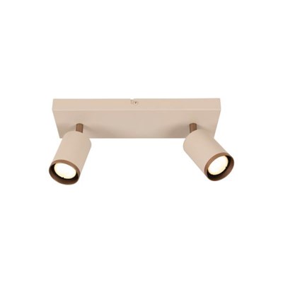 Lucide REGINA - Spot plafond - 2xGU10 - Taupe | Essential