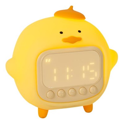 Lucide PINCHA DUCK - Lampe de table Rechargeable Chambres d'enfant - Batterie/Piles - LED 3 StepDim - 1x1,5W 2100K - Avec fonctionnalité musicale - Jaune | Essential