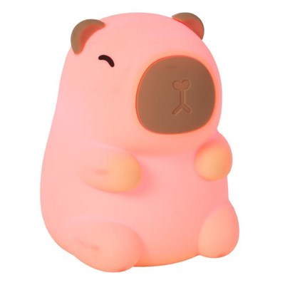 Lucide PINCHA CAPYBARA - Lampe de table Rechargeable Chambres d'enfant - Batterie/Piles - LED 3 StepDim - 1x0,5W 2100K - Crème | Essential