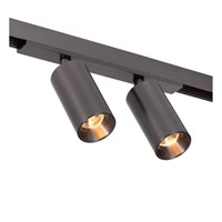 Lucide Premium LINIAL BIXX Railspot - 1-fase Railsysteem / Smart Railverlichting - 2xLED - Mat Zwart Chroom aangezet 8