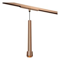 Lucide Premium LINIAL TUBIZ Pendelleuchte - 1-Phasen Stromschiene / Schienensystem smart  - Smart - 48V Track - 1xLED - Champagne eingeschaltet 5