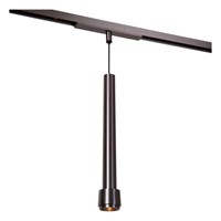 Lucide Premium LINIAL TUBIZ Pendelleuchte - 1-Phasen Stromschiene / Schienensystem smart  - Smart - 48V Track - 1xLED - Matt Schwarz Chrom eingeschaltet 8