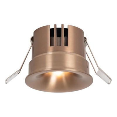 Lucide SNAXX - Einbaustrahler - Ø 8 cm - LED Dim. - CCT - 1x12W 2700K/4000K - Champagner Farbe | Premium