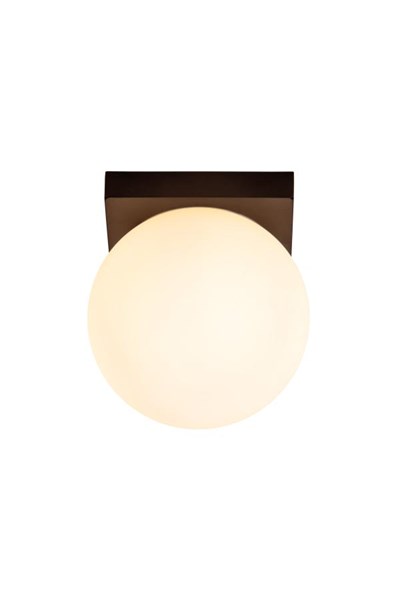 Lucide TASSA - Deckenleuchte Badezimmer - Ø 13,5 cm - LED Dim to warm - 1x12W 1800K/3000K - IP40 - Schwarz