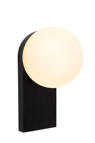 Lucide TASSA - Wandleuchte Badezimmer - LED Dim to warm - 1x10W 1800K/3000K - IP44 - Schwarz