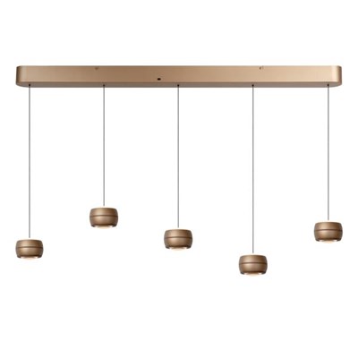 Lucide CORYFEE - Pendelleuchten - LED Dim. - CCT - 5x6W 2200K/3000K - Champagner Farbe - Vibes