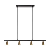 Lucide TIANA - Pendant light - 4xGU10 - Champagne Color | Essential turned on 5