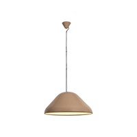 Lucide ANDRES - Suspension - Ø 56 cm - 1xE27 - Taupe | Vibes allumé 1