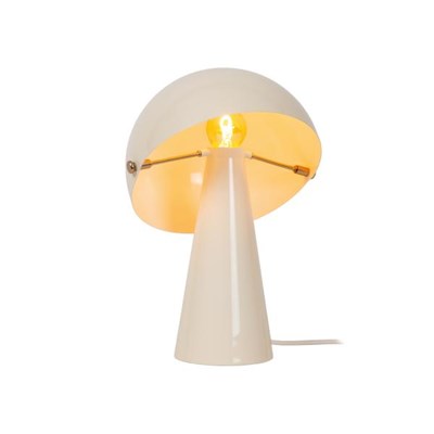 Lucide BARONE - Lampe de table - Ø 23 cm - 1xE27 - Crème | Vibes