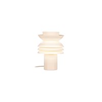 Lucide YINDRA - Tischlampe - Ø 17,5 cm - 1xE27 - Beige | Vibes eingeschaltet 8