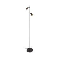 Lucide TIANA - Stehlampe - 2xGU10 - Champagner Farbe | Essential eingeschaltet 5