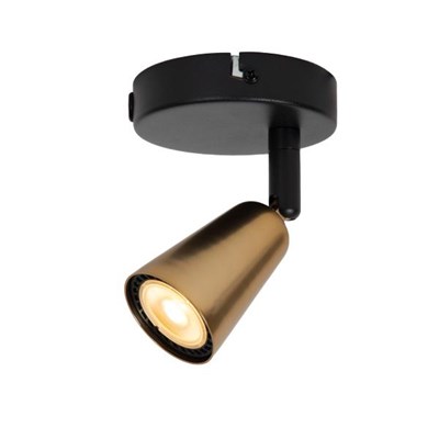 Lucide TIANA - Wall spotlight / Wall light - 1xGU10 - Wall light or Ceiling light - Champagne Color | Essential