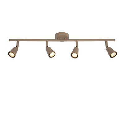 Lucide TIANA - Ceiling spotlight - 4xGU10 - Taupe | Essential