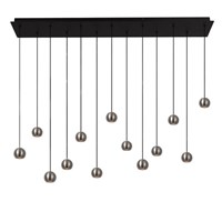 Lucide MONTANA - Lámpara colgante - LED Regul. - CCT - 13x5,7W 2700K/4000K - Hierro gris | Premium encendido 5
