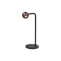 Lucide MONTANA - Lampe de table - LED Dim. - 1x5W 2700K - Café | Premium allumé 6