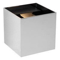 Lucide ARMIN - Wall spotlight / Wall light Bathroom - LED Dim. - CCT - 2x3,5W 2200K/3000K - IP54 - Chrome - Essential turned on 1
