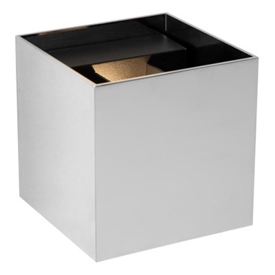 Lucide ARMIN - Wandspot / Wandlamp Badkamer - LED Dimb. - CCT - 2x3,5W 2200K/3000K - IP54 - Chroom - Essential