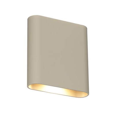 Lucide ATILA II - Wandleuchte Badezimmer - LED Dim. - CCT - 2x5W 2200K/3000K - IP54 - Taupe - Essential