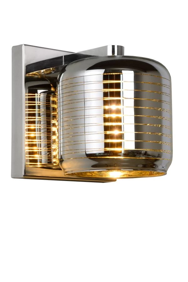 Lucide ERYN - Wall light - 1xG9 - Chrome - turned on 1