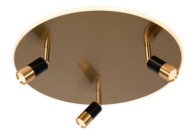 Lucide JUBEL - Plafonnière - Ø 48 cm - LED - CCT - 2700K - Mat Goud / Messing