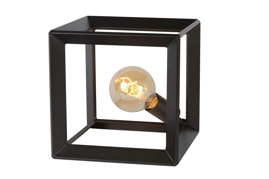 Lucide THOR - Table lamp - 1xE27 - Grey iron - turned on 5