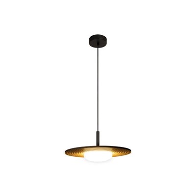 Lucide CARMINO - Hanglamp - Ø 38,7 cm - LED - 1x8W 3000K - Taupe | Essential