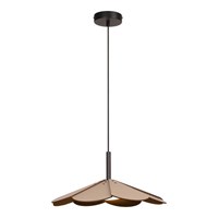 Lucide BLOMSTER - Hanglamp - Ø 47 cm - LED Dimb. - 1x9W 3000K - Taupe | Essential aangezet 1