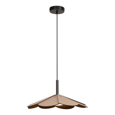 Lucide BLOMSTER - Suspension - Ø 47 cm - LED Dim. - 1x9W 3000K - Taupe | Essential