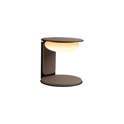 Lucide ALINDA - Lámpara de mesa - Ø 20 cm - LED Regul. - 1x9W 3000K - Taupe | Essential