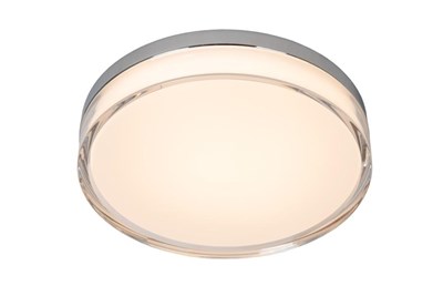 Lucide PLANO - Flush ceiling light Bathroom - Ø 28 cm - LED Dim. - CCT - 1x16W 2700K/4000K - IP44 - Opal