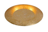 Lucide FOSKAL - Plafonnière - Ø 34,5 cm - LED - 1x12W 2700K - Messing aangezet 1