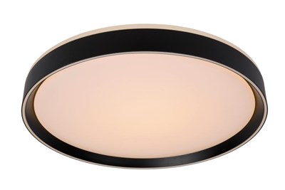 Lucide NURIA - Lámpara de techo - Ø 50 cm - LED 3 StepDim - 1x36W 2700K - Negro
