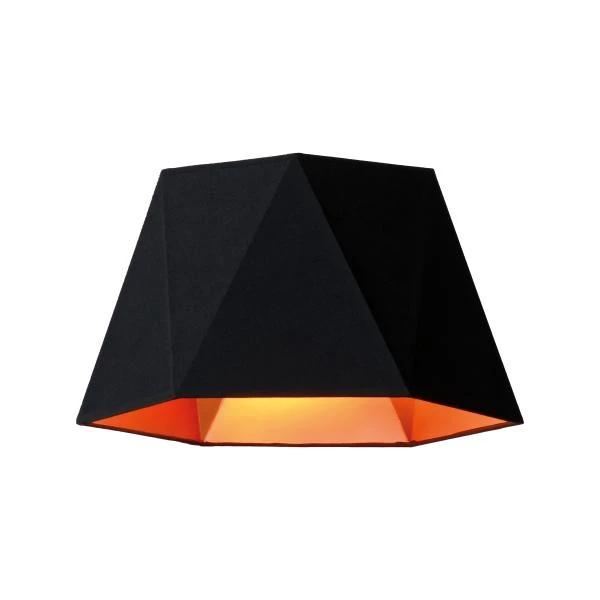 Lucide ALEGRO - Lampenschirm - Ø 42 cm - Schwarz - eingeschaltet