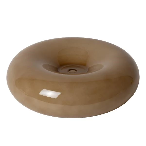 Lucide SENTINO - Glas - Taupe - eingeschaltet 1