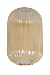Lucide MALOTO - Glas - Ø 20 cm - Amber eingeschaltet 1