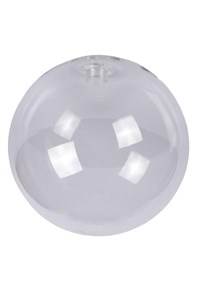 Lucide ALARA - Glas - Ø 20 cm - Transparent eingeschaltet