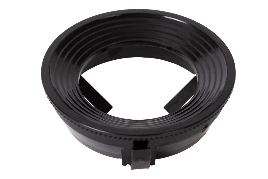 Lucide PUNCH METAL RING - Pieza - Ø 7 cm - Negro - encendido