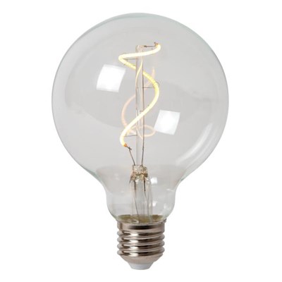 Lucide BULB LOW VOLTAGE - Ampoule filament - Ø 9,5 cm - LED Dim. - E27 - 1x1,5W 2700K - Transparent